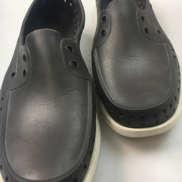 Native Unisex Sneaker Shoes Unisex Brown Perforated Low Top Slip Ons size 40 - Picture 10 of 11